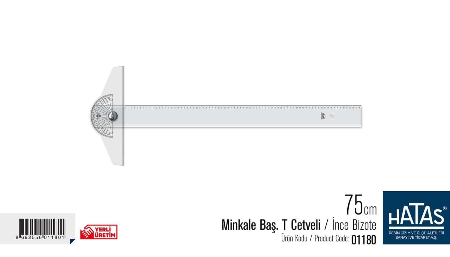 75 Cm T Cetveli Derece Başlıklı Hatas