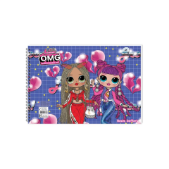 Keskin L.O.L. OMG 17X25 15yp Spiralli Resim Defteri