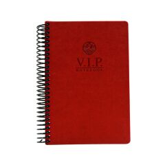 Gıpta VIP 17x24 140 Yaprak Çizgisiz Deri Kapak Defter