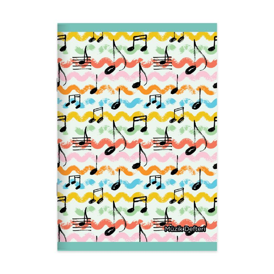 Keskin A4 32yp Tel Dik. Karton Kapak Müzik Defteri