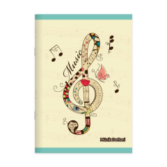 Keskin A4 32yp Tel Dik. Karton Kapak Müzik Defteri