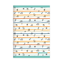 Keskin A4 32yp Tel Dik. Karton Kapak Müzik Defteri