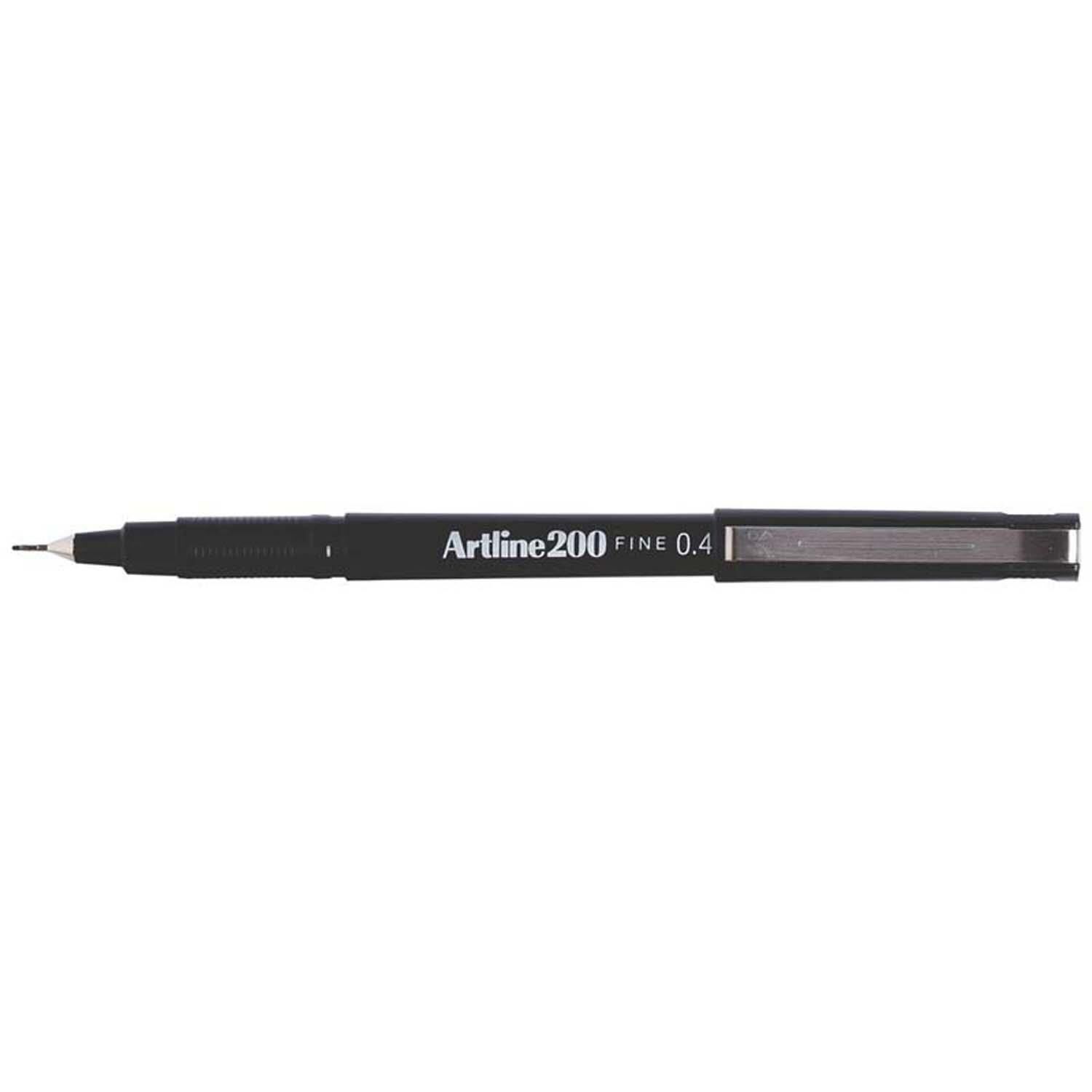 Artline 200 Fineliner 0,4 Black