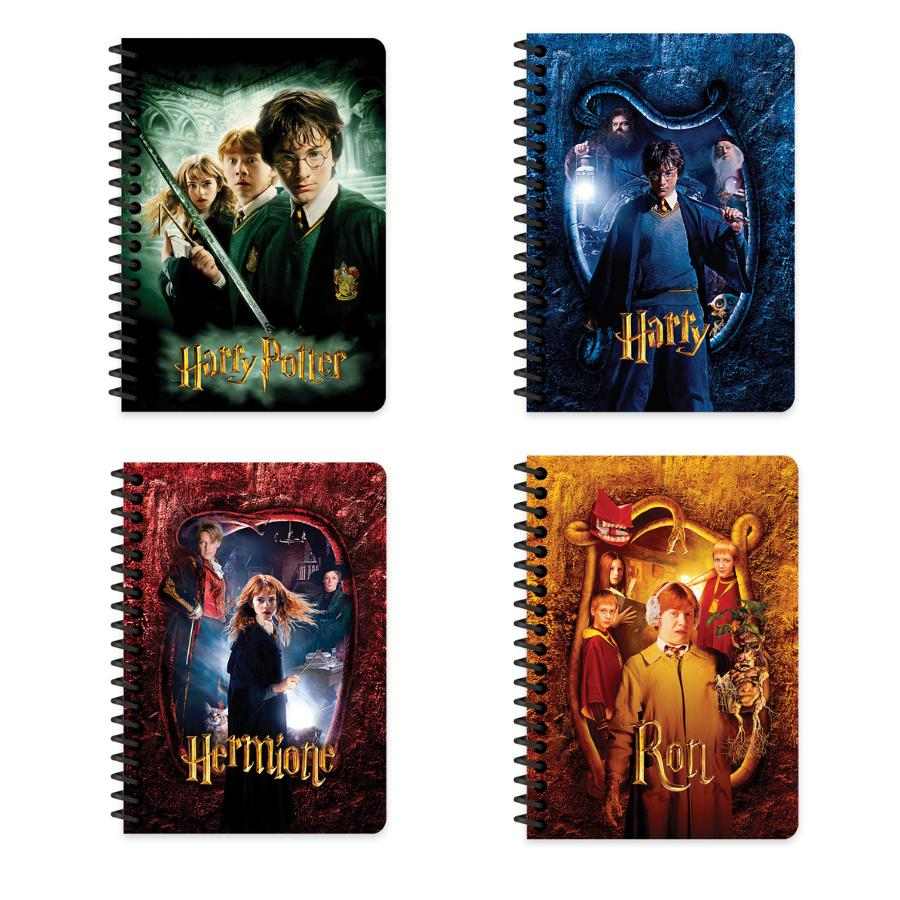 Keskin Harry Potter A6 80yp Çizgili Spiralli Bloknot