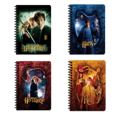 Keskin Harry Potter A6 80yp Çizgili Spiralli Bloknot
