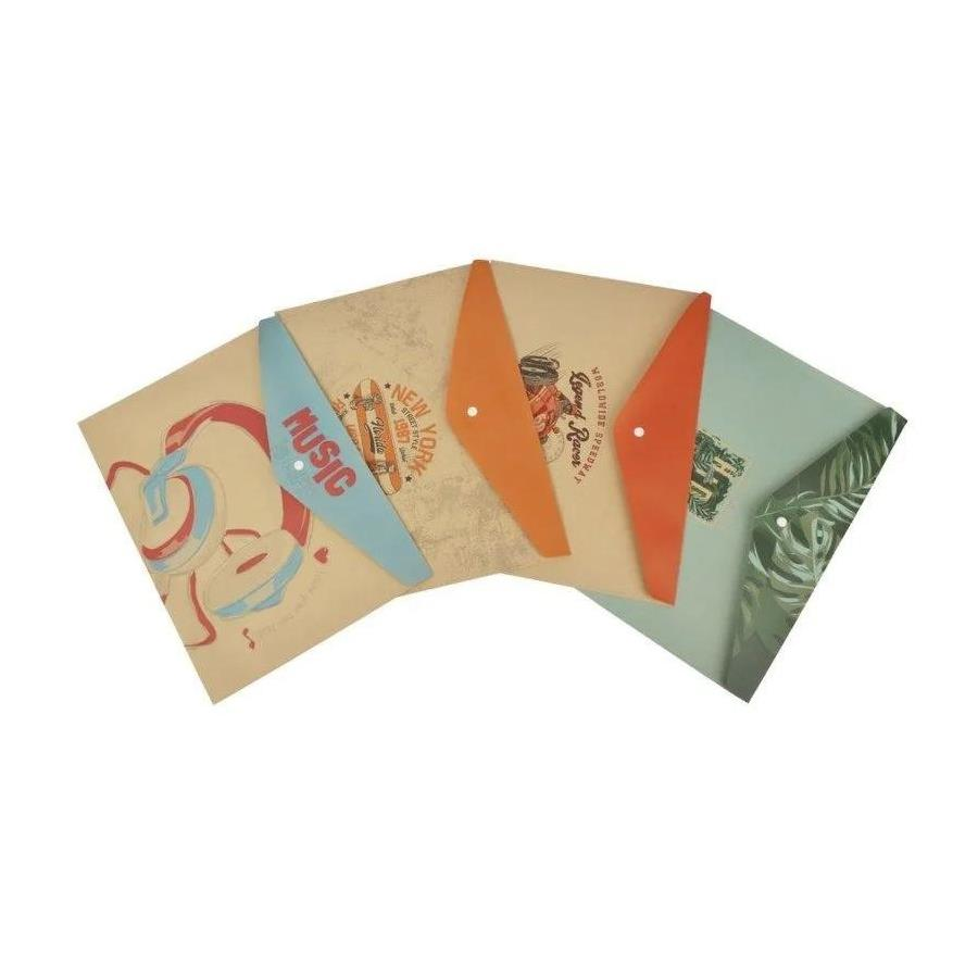 Pıano Çıtçıtlı Dosya A4 Kraft Çtd-13