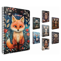 Gıpta Woodland Spiralli Sert Kapak Defter 17x24 120Yp Çizgili