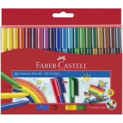 Faber-Castell Eğlenceli Keçeli Kalem 20 Renk