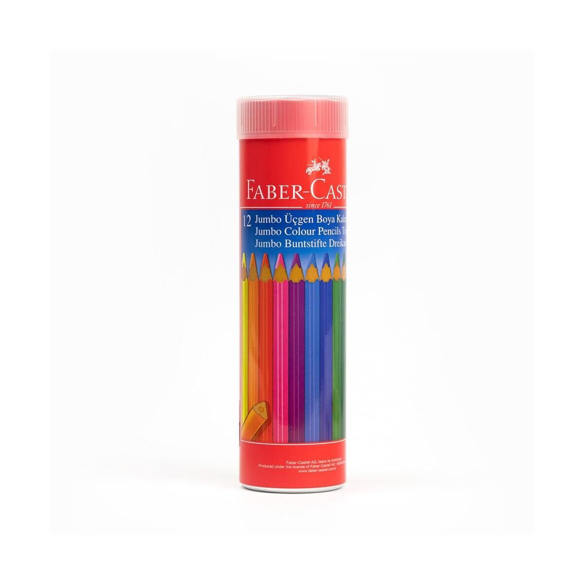 Faber-Castell Jumbo Kuruboya Tüp 12 Renk