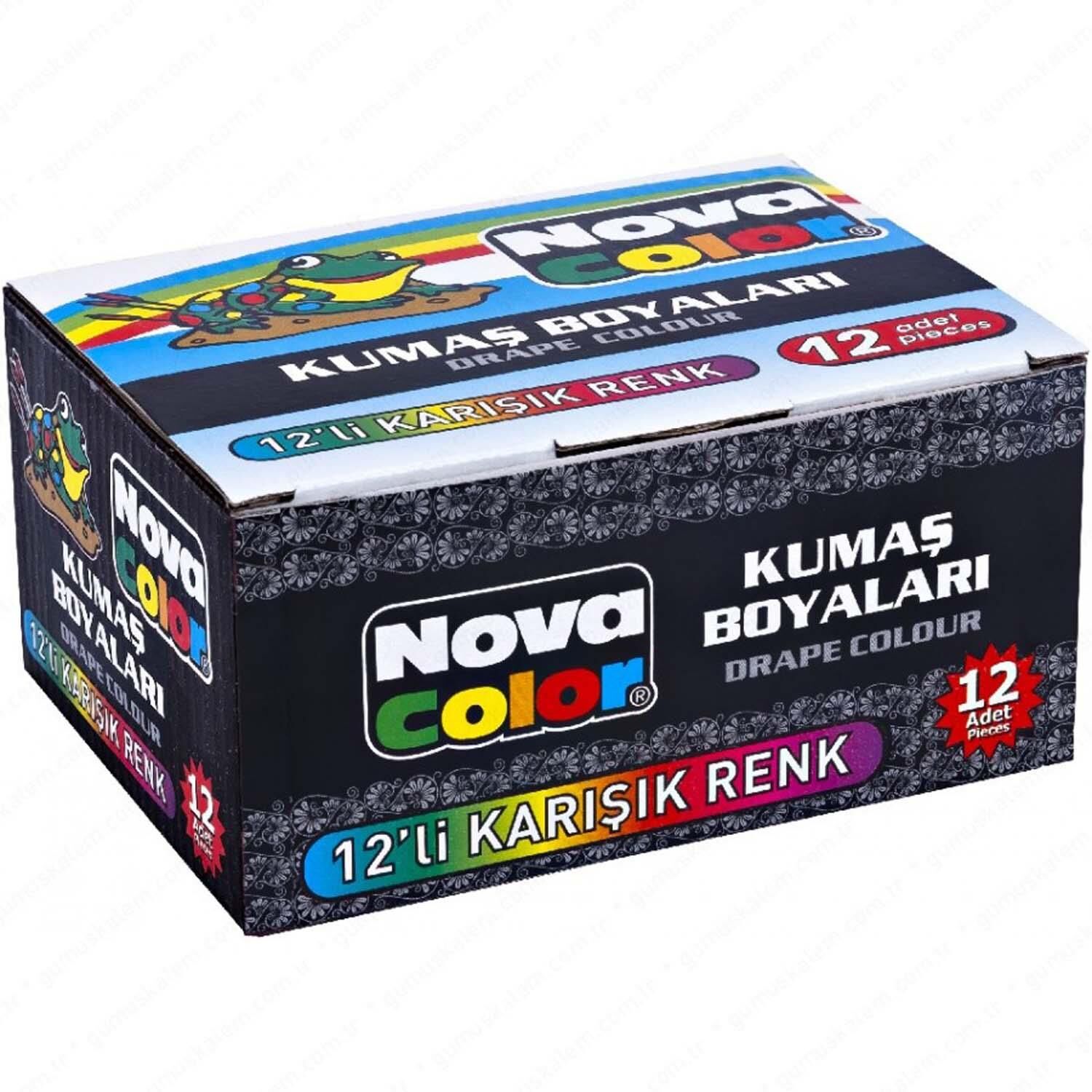 Nova C. Kumaş Boyasi Şişe 12Li Nc192