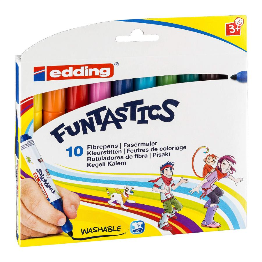 Edding Keçeli Kalem Kalın Funtastıcs 10lu Set ED14K1099