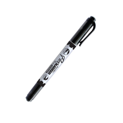 Flexoffice Çift Tarafli Permanent marker FO-PM07 Siyah