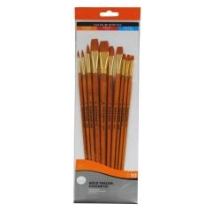 Daler Rowney Taklon Synthetic 10lu Fırça Seti 216920110