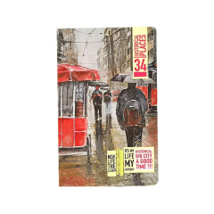 Gülpaş Defter Sert Kapak Hafif 17X24 6 Ayraç 144yp Kareli