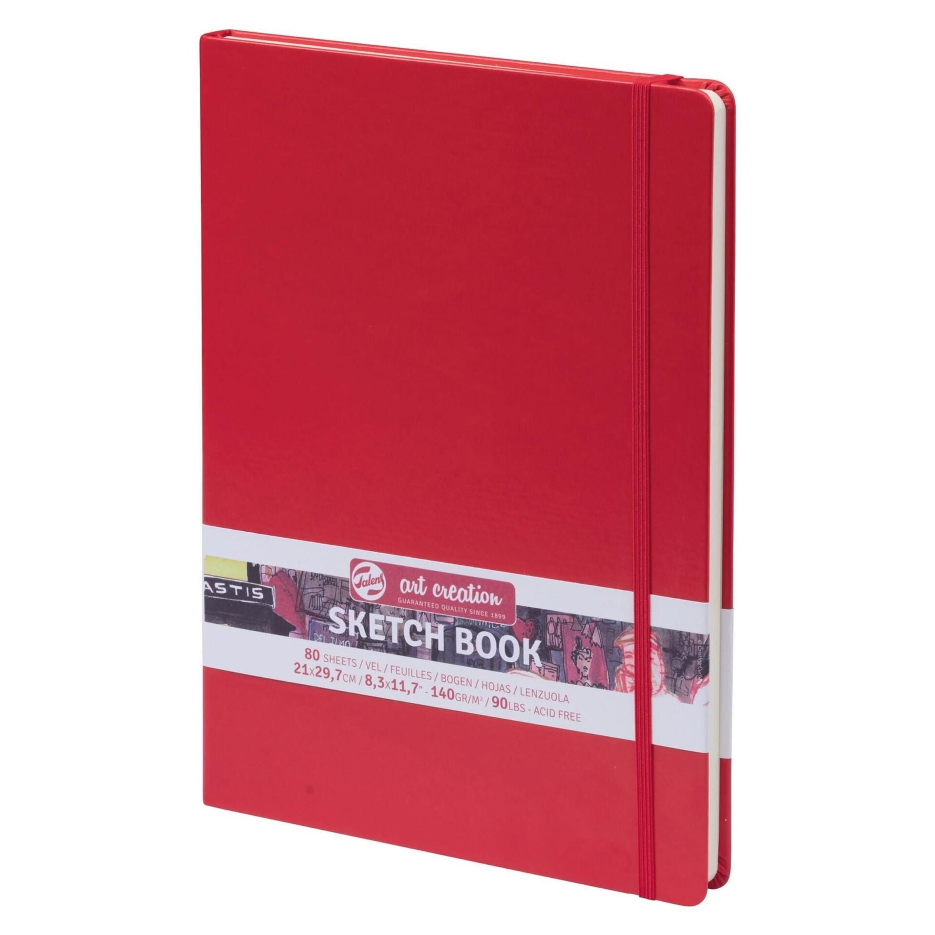 Talens Artcreation Sketch Book A4 140gr Kırmızı