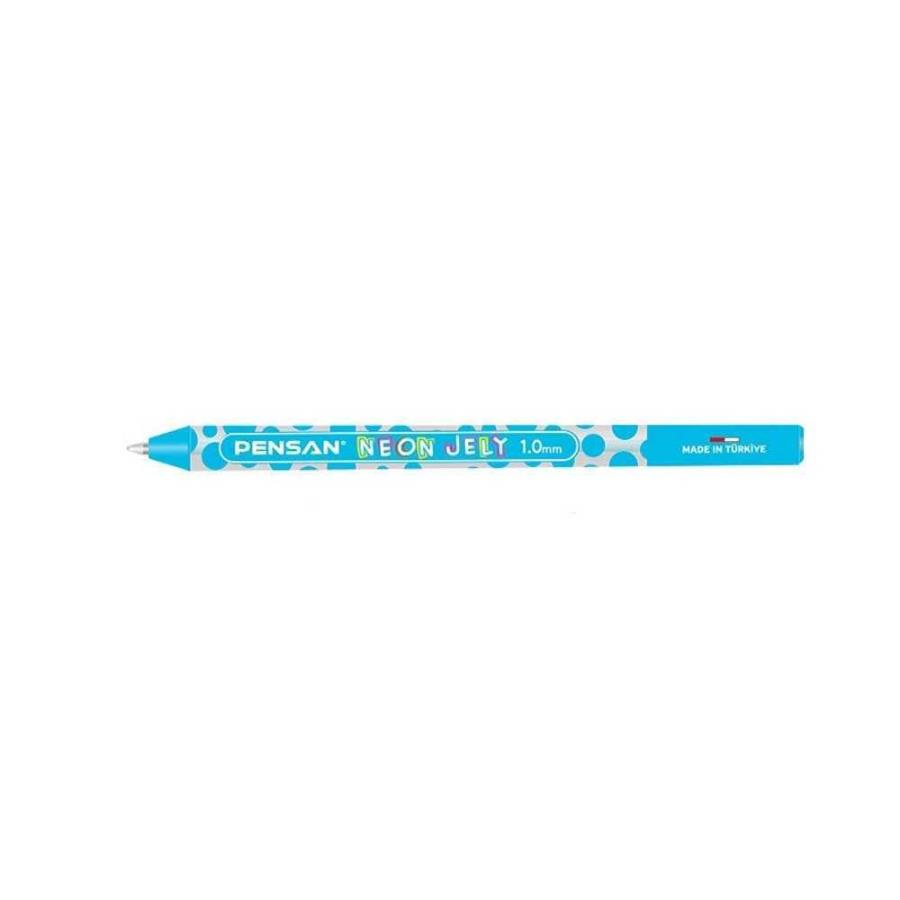 Pensan 2801 Mavi Jely Neon Jel Kalem