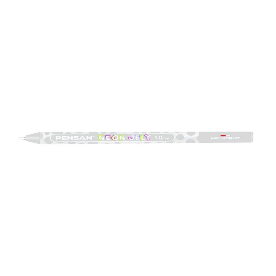 Pensan 2801 Beyaz Jely Neon Jel Kalem