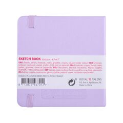 Talens Artcreation Eskiz Bloğu Sert Kapak 140gr 12x12cm Pastel Mor 80 Yaprak