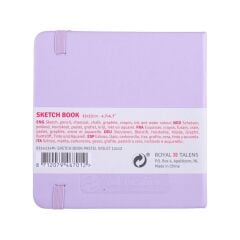 Talens Artcreation Eskiz Bloğu Sert Kapak 140gr 12x12cm Pastel Mor 80 Yaprak