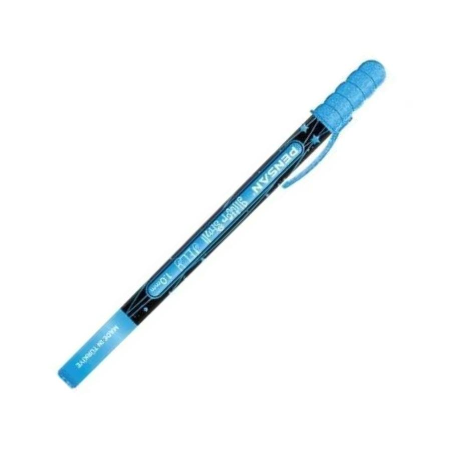 Pensan 2800 Mavi Jely Glıtter Simli Jel Kalem