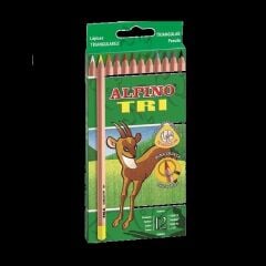 Alpino Üçgen Kuru Boya 12 Renk