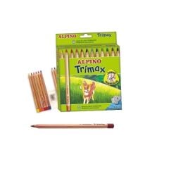 Alpino Trimax Jumbo Kuru Boya 12 Renk