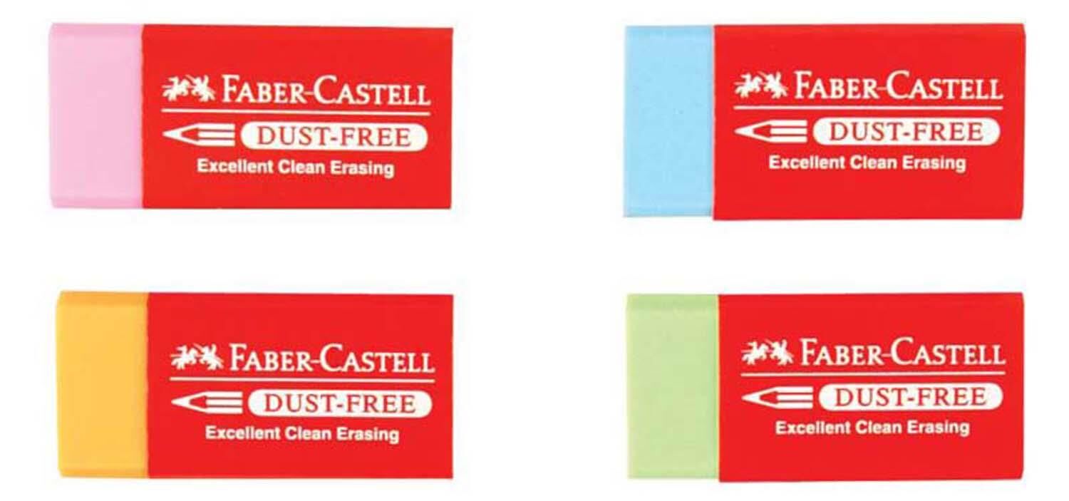 Faber-Castell Dust-Free Renkli Silgi 187125