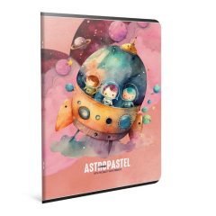 Gıpta Astropastel A4 80yp Kareli Tel Dikiş. Karton Kapak Defter