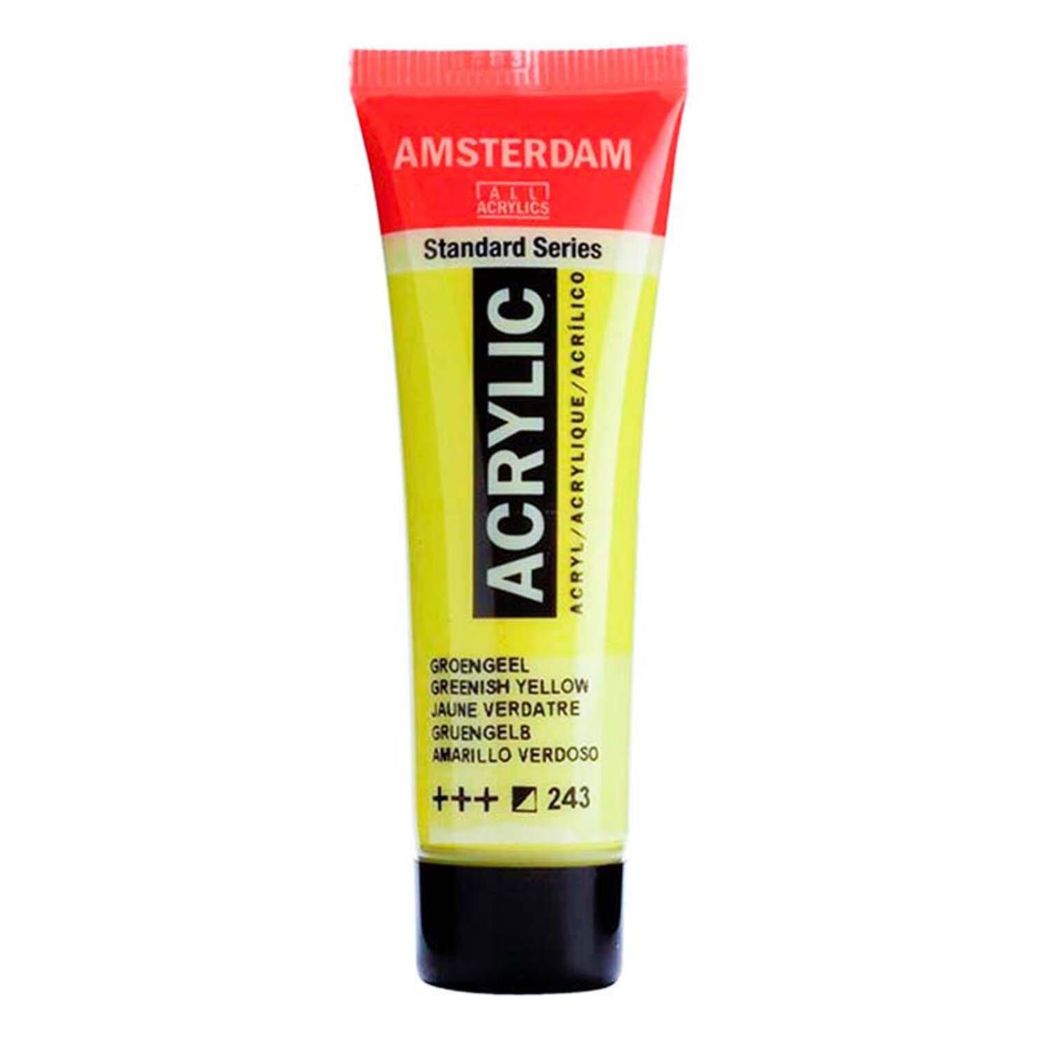 Amsterdam Akrilik 120Ml. Grenenish Ylw