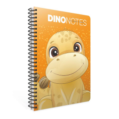 Gıpta Dino Notes A4 80yp Kareli Sp Karton Kapak Defter 7183