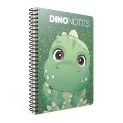 Gıpta Dino Notes A4 80yp Kareli Sp Karton Kapak Defter 7183