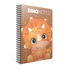Gıpta Dino Notes A4 80yp Kareli Sp Karton Kapak Defter 7183