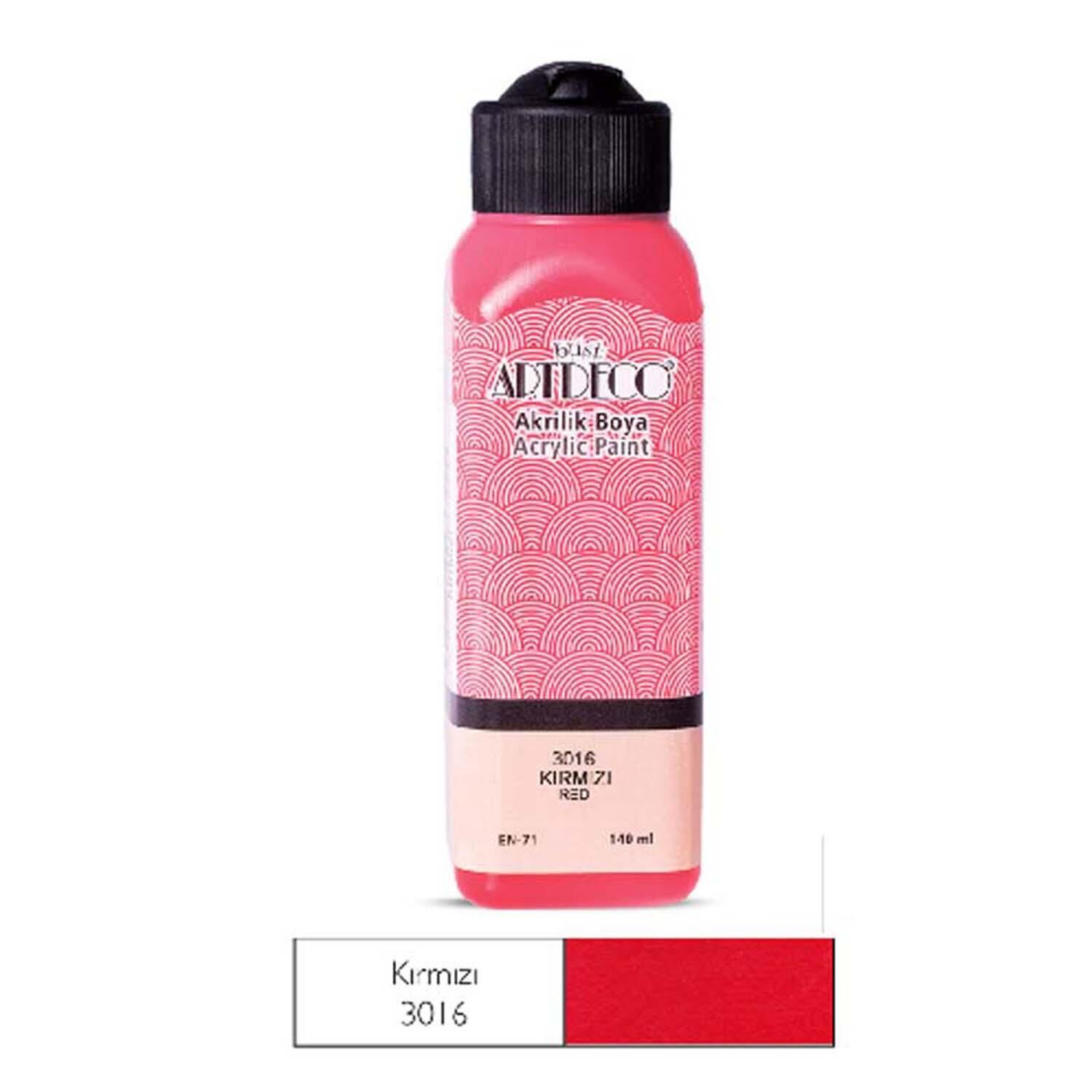 Akrilik  Boya 3016 140 Ml Kırmızı  Artdeco