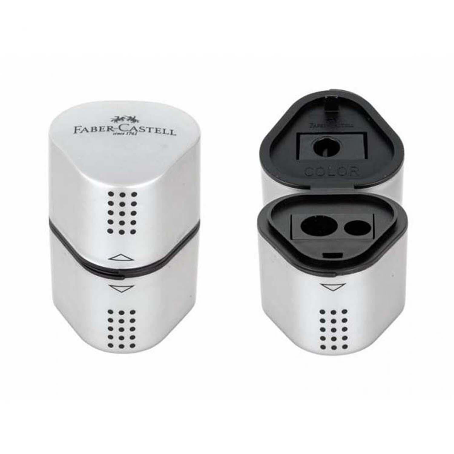 Faber-Castell Grip 2001 Kalemtıraş Gümüş