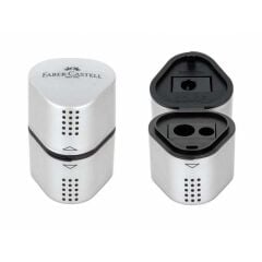 Faber-Castell Grip 2001 Kalemtıraş Gümüş