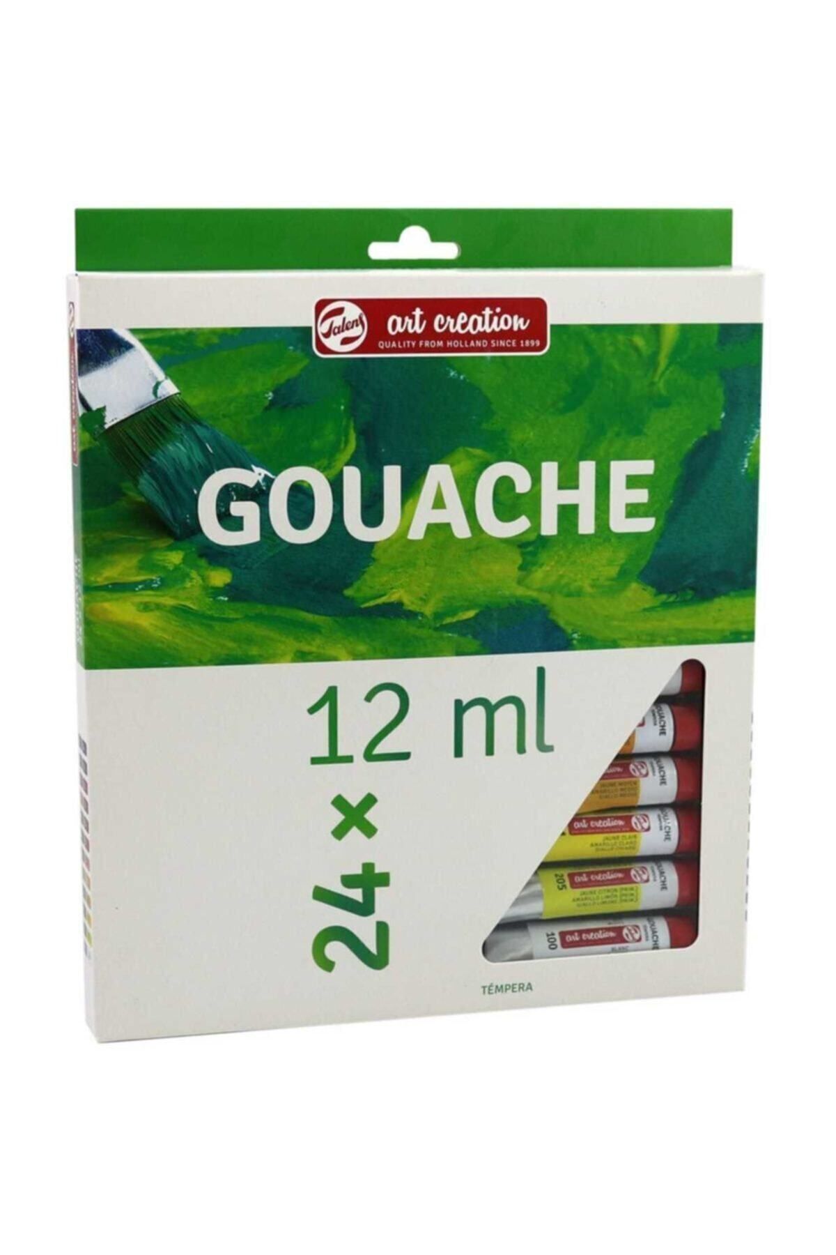 Talens 24 Renk Guaj Boya Tüp 12 Ml Rt9021624M