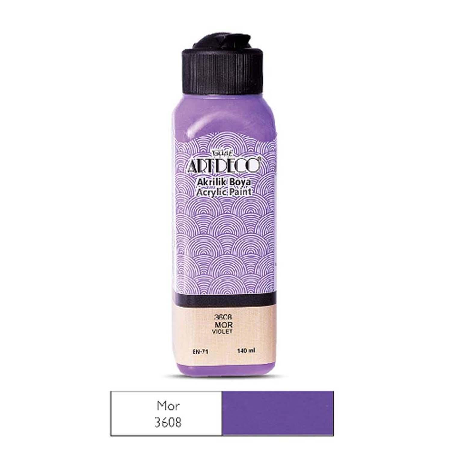 Akrilik  Boya 3608 140 Ml Mor Artdeco