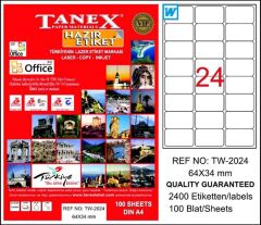 64X34 Laser Etiket
