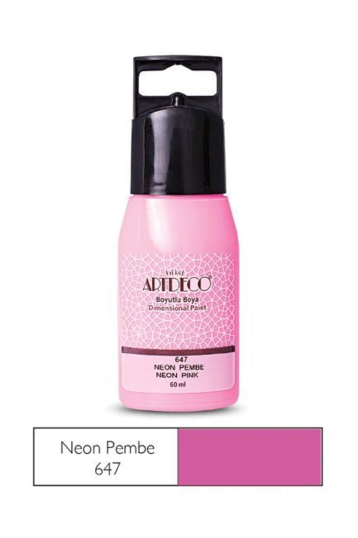 Artdeco Neon Boyutlu Boya 60ml N.Pembe 647