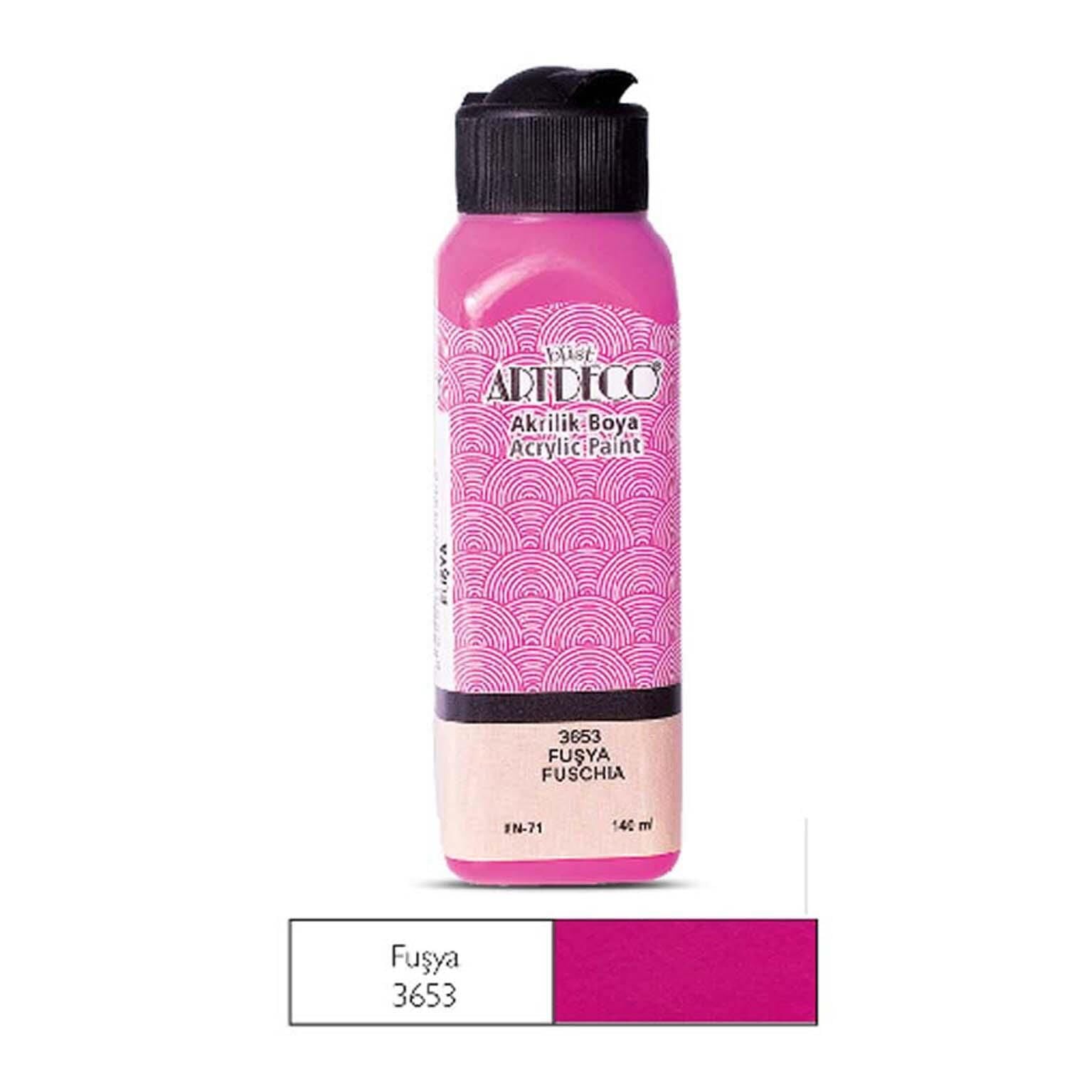 Akrılık Boya 3653 140 Ml Fusya Artdeco