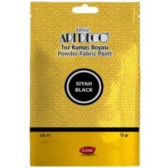Artdeco Toz Kumaş Boyası 13gr Siyah 1118