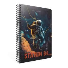 Gıpta Station A4 80yp Çizgili Sp Karton Kapak Defter 7179