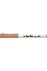 Artline 210N Keçe Uçlu Yazı Kalemi  0.6mm Kayısı