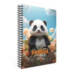 Gıpta Panda A4 80yp Çizgili Sp Karton Kapak Defter 7086