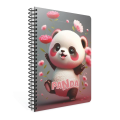 Gıpta Panda A4 80yp Çizgili Sp Karton Kapak Defter 7086