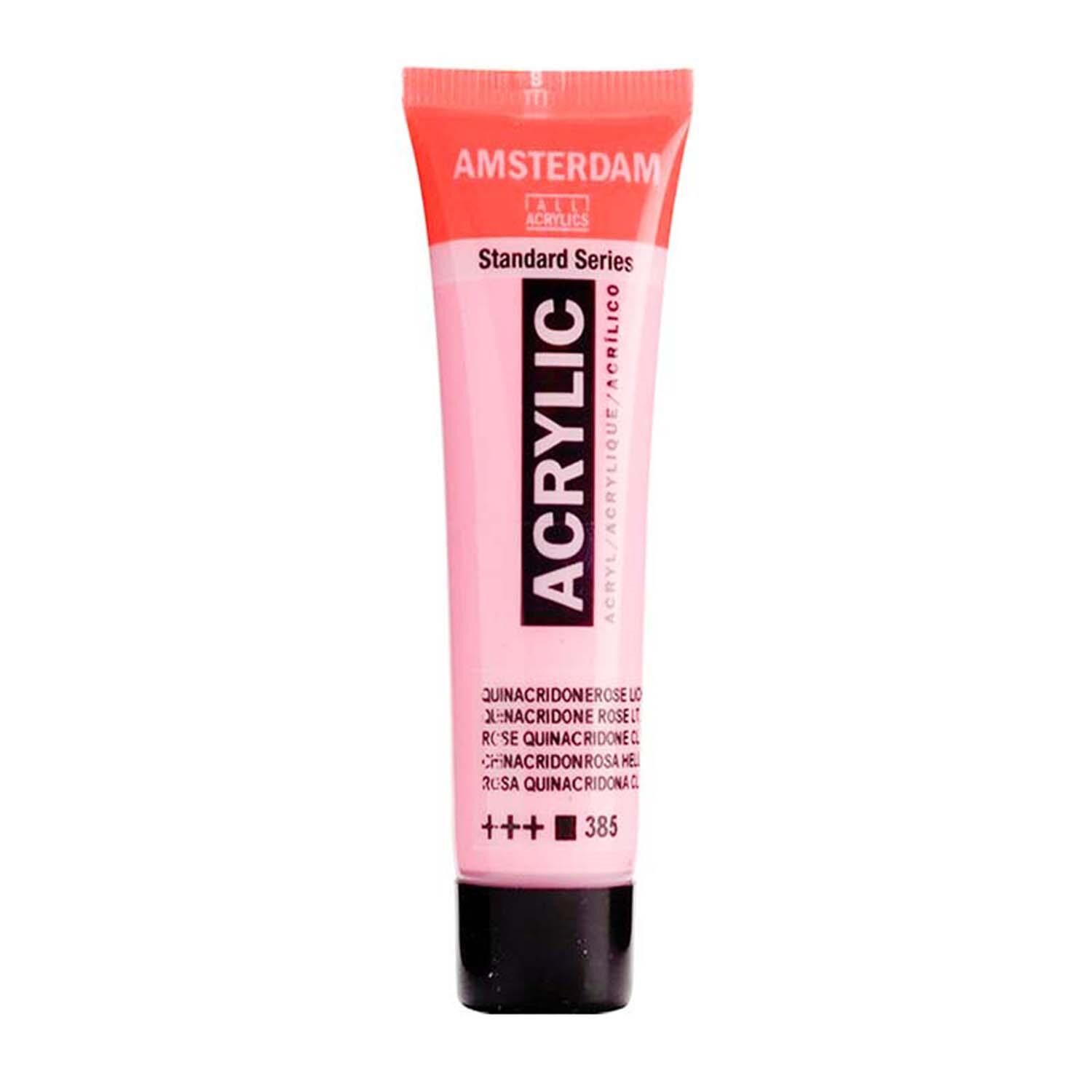 Amsterdam Akrilik 120Ml. Quinac. Rose Lt