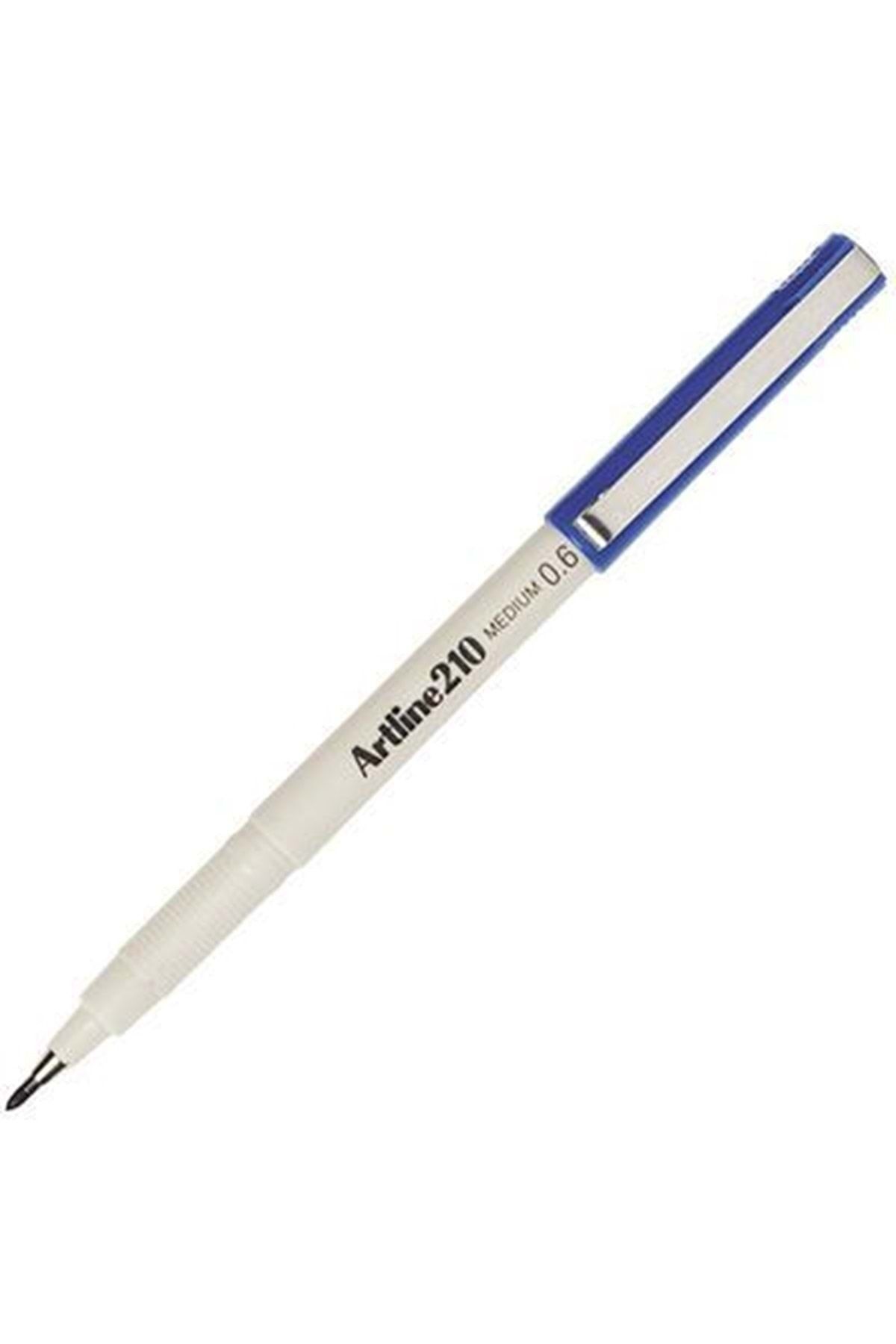 Artline 210N Keçe Uçlu Yazı Kalemi  0.6mm Mavi