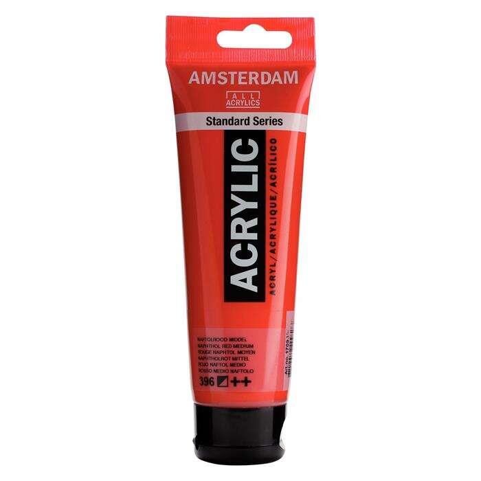 Amsterdam Akrilik 120Ml. Naph. Red Md.