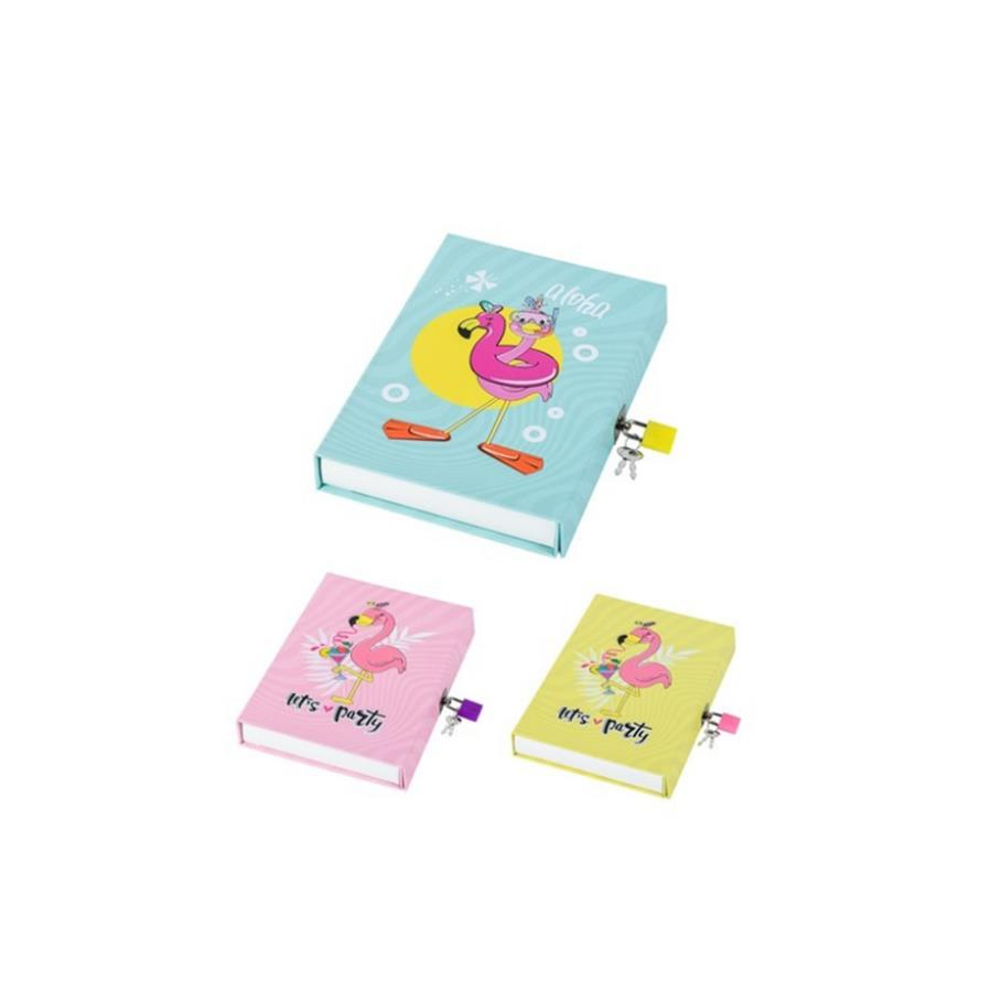 Mıkro Kilitli Hatıra Defteri Flamingo HT53