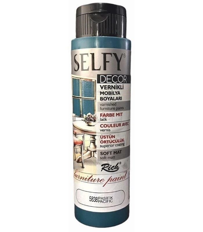 Rich Selfy Decor Vernikli Boya 500 Cc Pasifik
